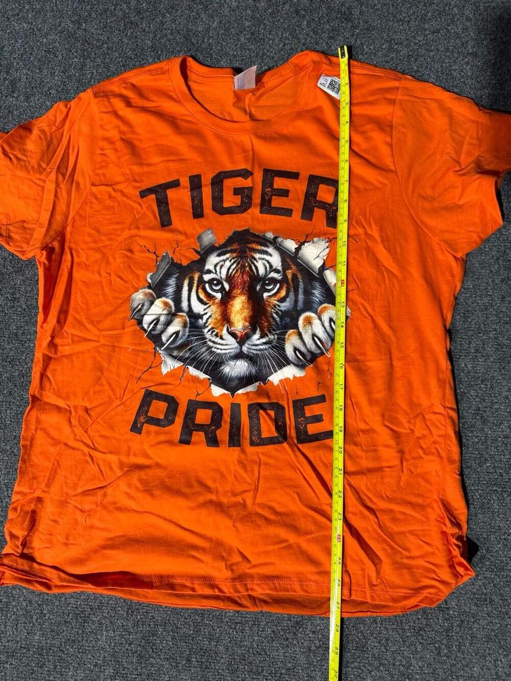 Port & Company Tiger Pride Graphic T-Shirt Orange Ladies XL
